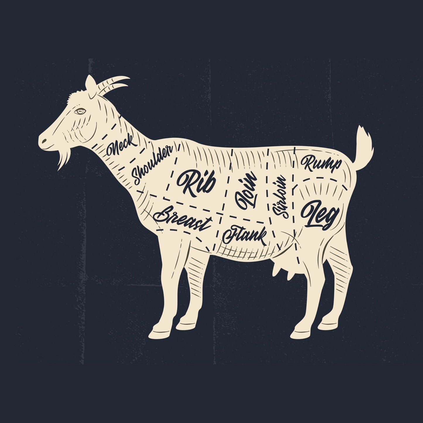 Whole Uncut Goat Carcass - Per Pound